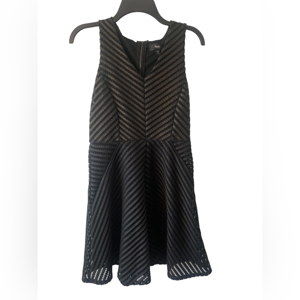 Mossimo Black & Gold Fancy Party Swing Dress Sz‎ Medium